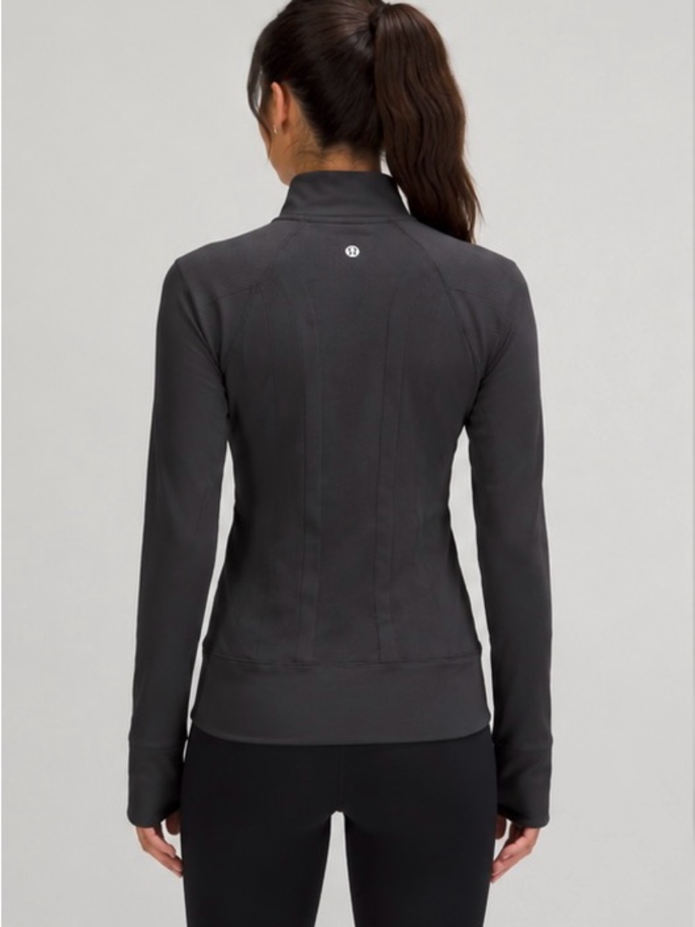Lululemon Women’s size 4 Dark Gray Full-Zip Ribbed Define Jacket